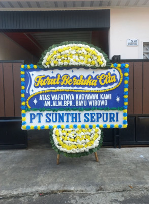 Papan Bunga Duka di Pijor Koling